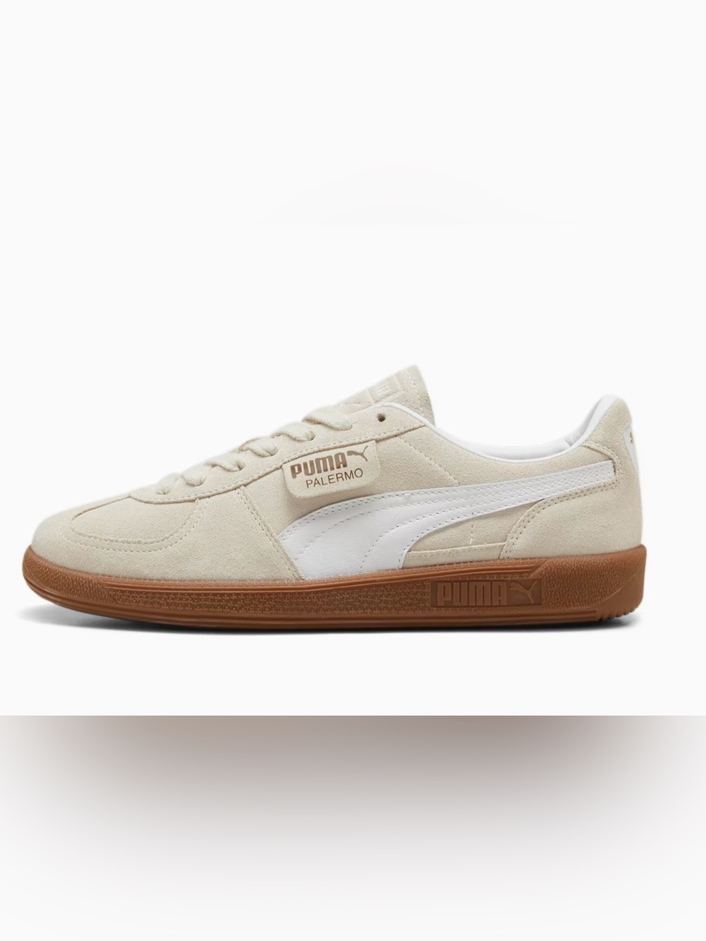 PUMA Palermo Suede Sneakers 397643-11 Alpine Snow/White Women’s Sz 9.5
